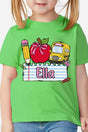 Toddler Personalized Back-to-School Name Tag Girl Fine Jersey Tee *Enter Kid's Name - Wholesale Accessory Market