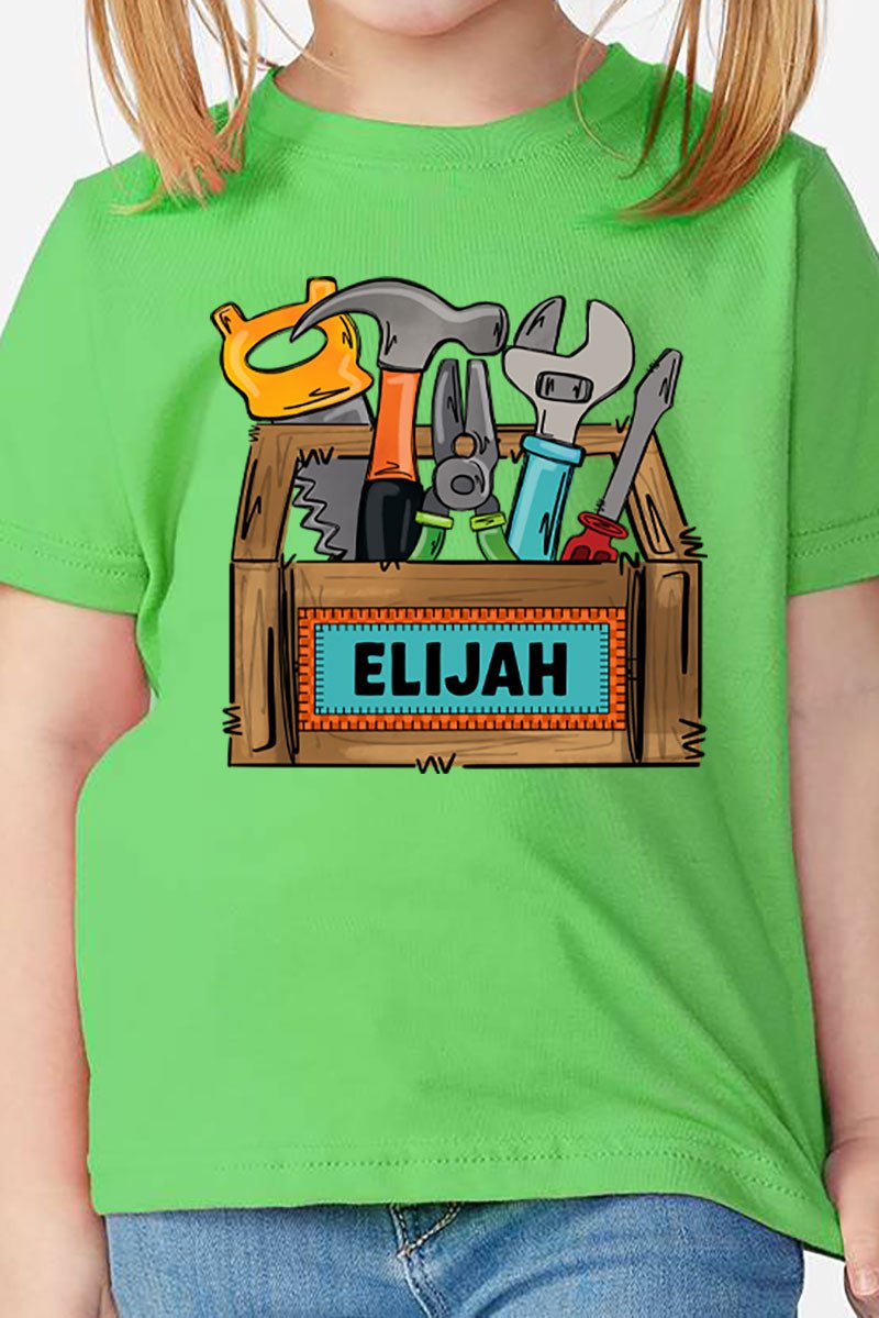 Toddler Personalized Little Fixer Fine Jersey Tee *Personalize Your Name - Wholesale Accessory Market