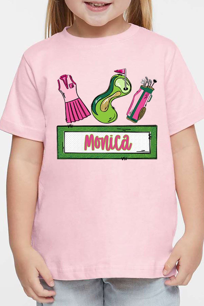 Toddler Personalized Par - Tee Princess Fine Jersey Tee *Personalize Your Name - Wholesale Accessory Market