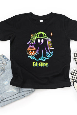 Toddler Personalized Glow & Boo Boy Fine Jersey Tee *Personalize Your Name - Wholesale Accessory Market