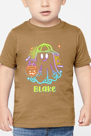 Toddler Personalized Glow & Boo Boy Fine Jersey Tee *Personalize Your Name - Wholesale Accessory Market
