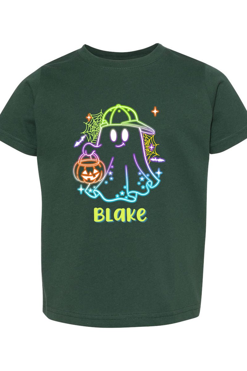 Toddler Personalized Glow & Boo Boy Fine Jersey Tee *Personalize Your Name - Wholesale Accessory Market