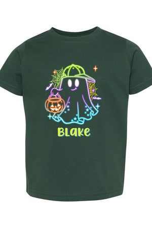 Toddler Personalized Glow & Boo Boy Fine Jersey Tee *Personalize Your Name - Wholesale Accessory Market