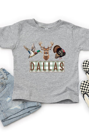 Toddler Personalized Hunting Trio Fine Jersey Tee *Personalize Your Name - Wholesale Accessory Market