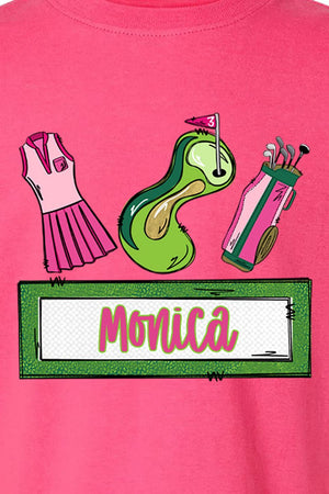 Toddler Personalized Par - Tee Princess Fine Jersey Tee *Personalize Your Name - Wholesale Accessory Market