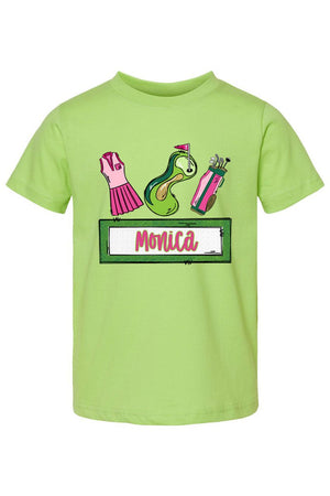 Toddler Personalized Par - Tee Princess Fine Jersey Tee *Personalize Your Name - Wholesale Accessory Market