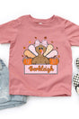 Toddler Personalized Leopard Turkey Tails Fine Jersey Tee *Personalize Your Name - Wholesale Accessory Market