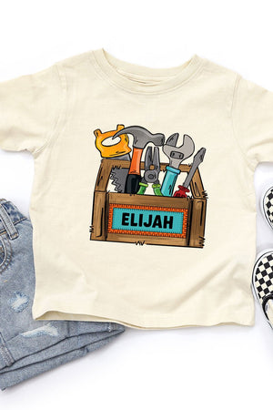 Toddler Personalized Little Fixer Fine Jersey Tee *Personalize Your Name - Wholesale Accessory Market