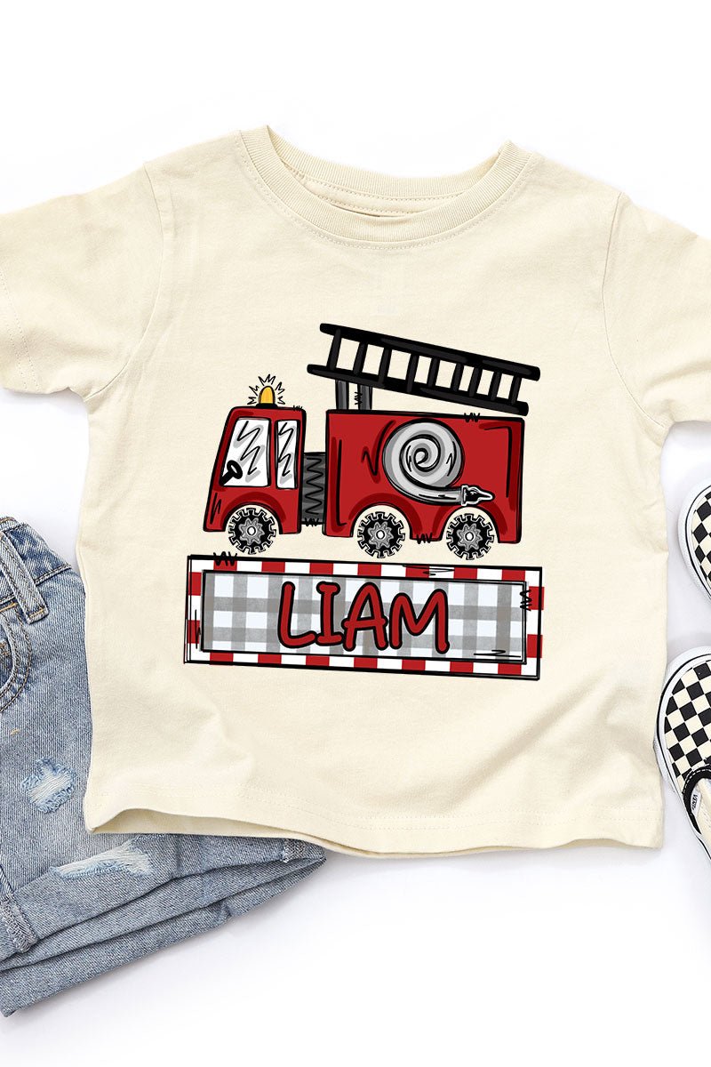 Toddler Personalized Rescue Ready Fine Jersey Tee *Personalize Your Name - Wholesale Accessory Market