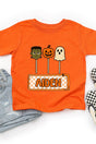 Toddler Personalized Checkered Halloween Pop Fine Jersey Tee *Personalize Your Name - Wholesale Accessory Market