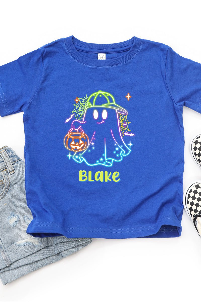 Toddler Personalized Glow & Boo Boy Fine Jersey Tee *Personalize Your Name - Wholesale Accessory Market