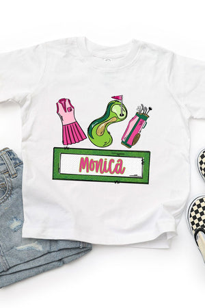 Toddler Personalized Par - Tee Princess Fine Jersey Tee *Personalize Your Name - Wholesale Accessory Market