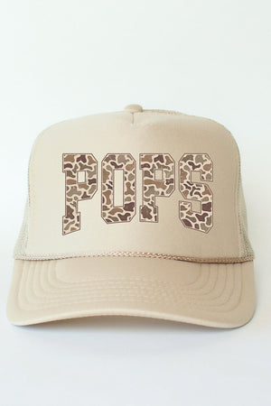 Personalized Father's Day Camo Edition Otto Foam Front Trucker Hat - Wholesale Accessory Market