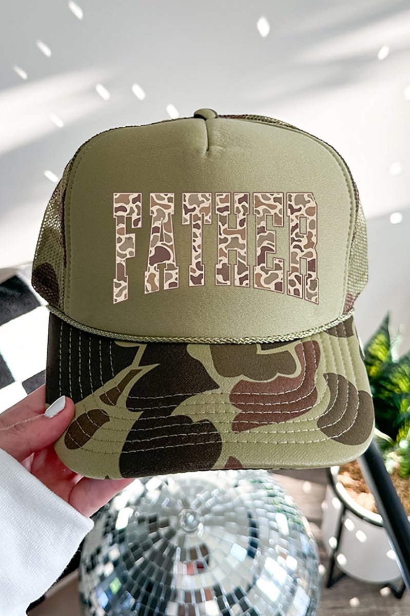 Personalized Father's Day Camo Edition Otto Foam Front Trucker Hat - Wholesale Accessory Market