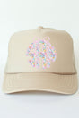 Garden Party Monogram Otto Khaki Foam Front Trucker Hat - Wholesale Accessory Market