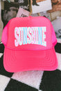 Seaside Lace Series Otto Neon Pink Foam Front Trucker Hat - Wholesale Accessory Market