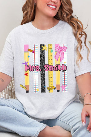 Personalized Teachers Rule Short Sleeve Relaxed Fit T-Shirt - Wholesale Accessory Market