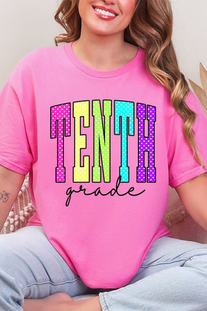 School Color Pop: Daycare To Twelfth Grade Short Sleeve Relaxed Fit T-Shirt *Choose Your Grade - Wholesale Accessory Market