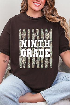 Camo School Era: Sixth To Tenth Grade Short Sleeve Relaxed Fit T-Shirt *Choose Your Grade - Wholesale Accessory Market