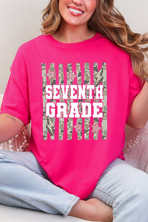 Camo School Era: Sixth To Tenth Grade Short Sleeve Relaxed Fit T-Shirt *Choose Your Grade - Wholesale Accessory Market