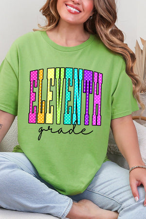 School Color Pop: Daycare To Twelfth Grade Short Sleeve Relaxed Fit T-Shirt *Choose Your Grade - Wholesale Accessory Market