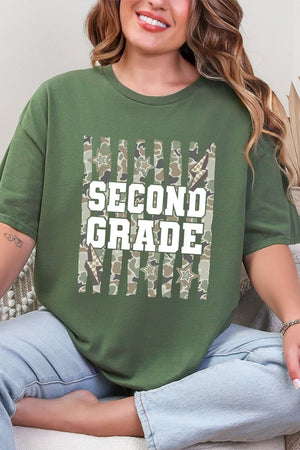 Camo School Era: Pre-K To Fifth Grade Short Sleeve Relaxed Fit T-Shirt *Choose Your Grade - Wholesale Accessory Market