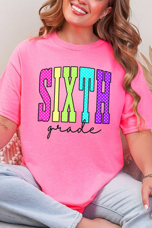 School Color Pop: Daycare To Twelfth Grade Short Sleeve Relaxed Fit T-Shirt *Choose Your Grade - Wholesale Accessory Market