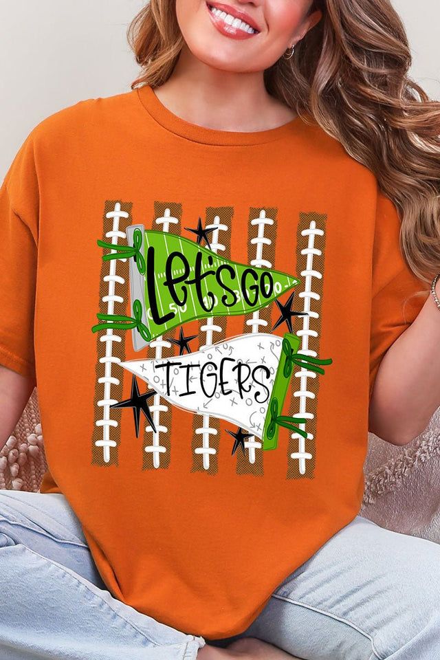 Personalized Touchdown Cheers Short Sleeve Relaxed Fit T-Shirt *Enter Custom Text - Wholesale Accessory Market