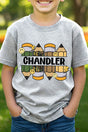 Youth Personalized Camo Pencil Pack Short Sleeve Relaxed Fit T-Shirt *Enter Kid's Name - Wholesale Accessory Market
