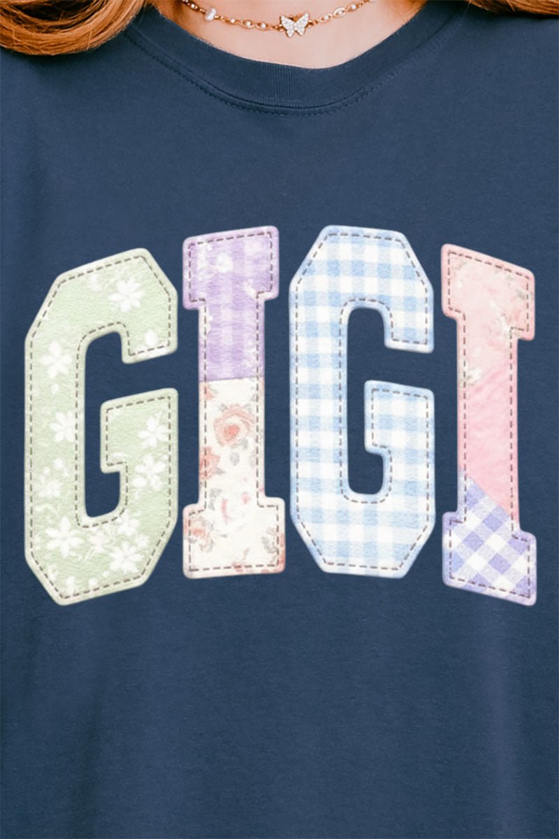 Personalized Soft Stitch Mom Name Comfort Colors Heavyweight Long T-Shirt *Choose Your Name - Wholesale Accessory Market