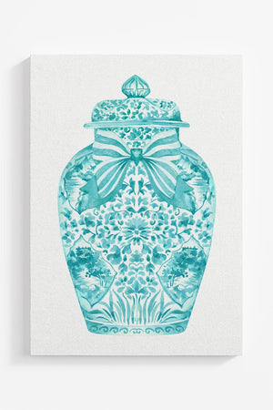 Ginger Jar Ready To Frame Canvas Print *Choose Your Color - Wholesale Accessory Market
