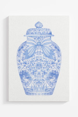 Ginger Jar Ready To Frame Canvas Print *Choose Your Color - Wholesale Accessory Market