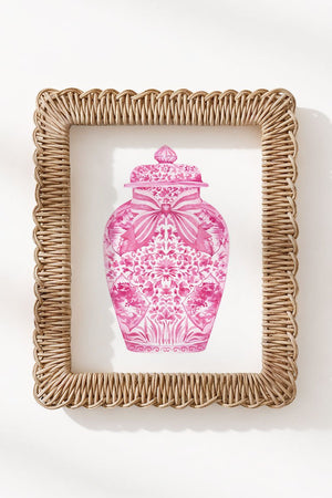 Ginger Jar Ready To Frame Canvas Print *Choose Your Color - Wholesale Accessory Market