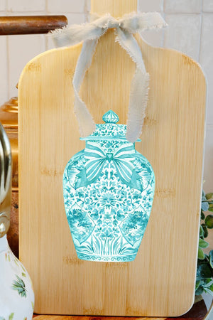 Ginger Jar Decorative Wood Cutting Board *Choose Your Color - Wholesale Accessory Market