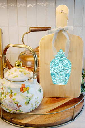 Ginger Jar Decorative Wood Cutting Board *Choose Your Color - Wholesale Accessory Market
