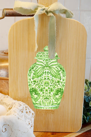 Ginger Jar Decorative Wood Cutting Board *Choose Your Color - Wholesale Accessory Market