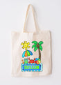 Personalized Beach Day Boy Small Canvas Tote - Wholesale Accessory Market