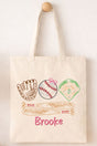 Personalized Grand Slam Kid Small Canvas Tote *Personalize Your Name - Wholesale Accessory Market