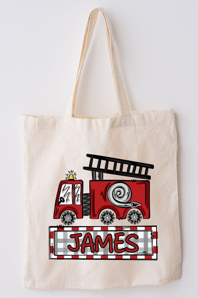Personalized Rescue Ready Small Canvas Tote *Personalize Your Name - Wholesale Accessory Market