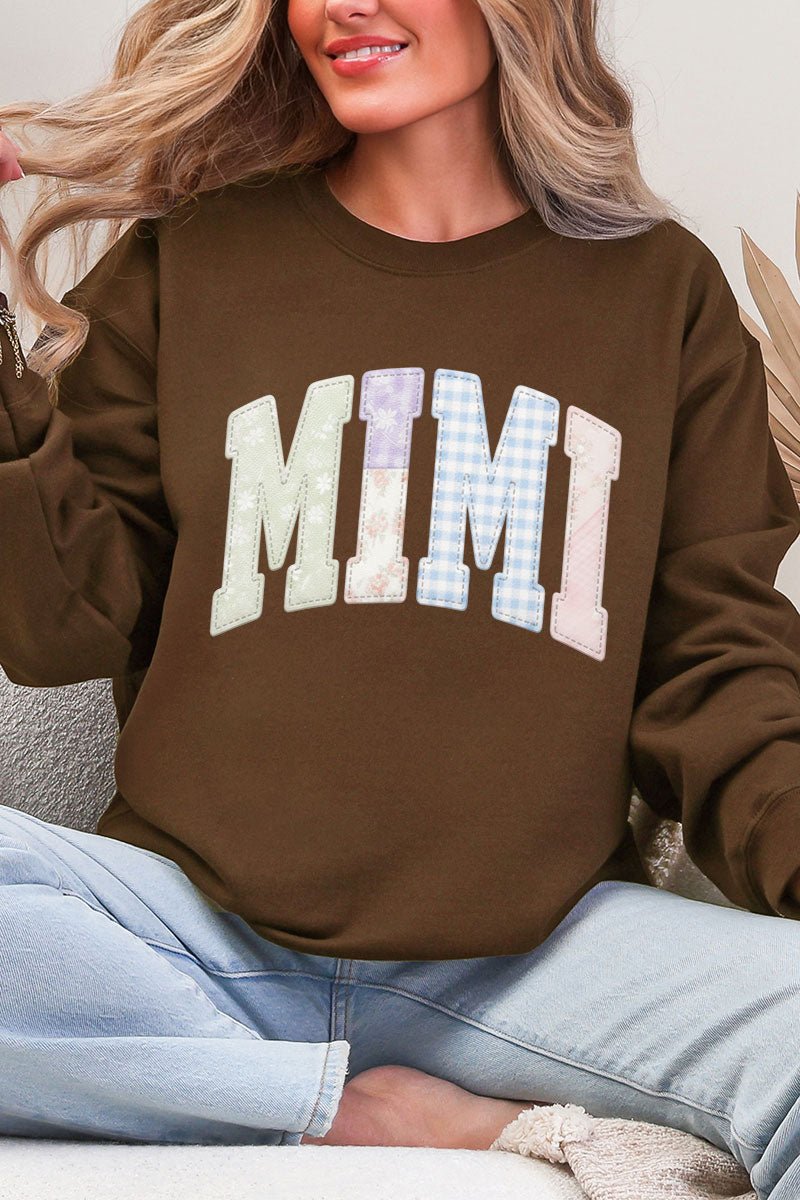 Personalized Soft Stitch Mom Name Ecosmart Crewneck Sweatshirt *Choose Your Name - Wholesale Accessory Market