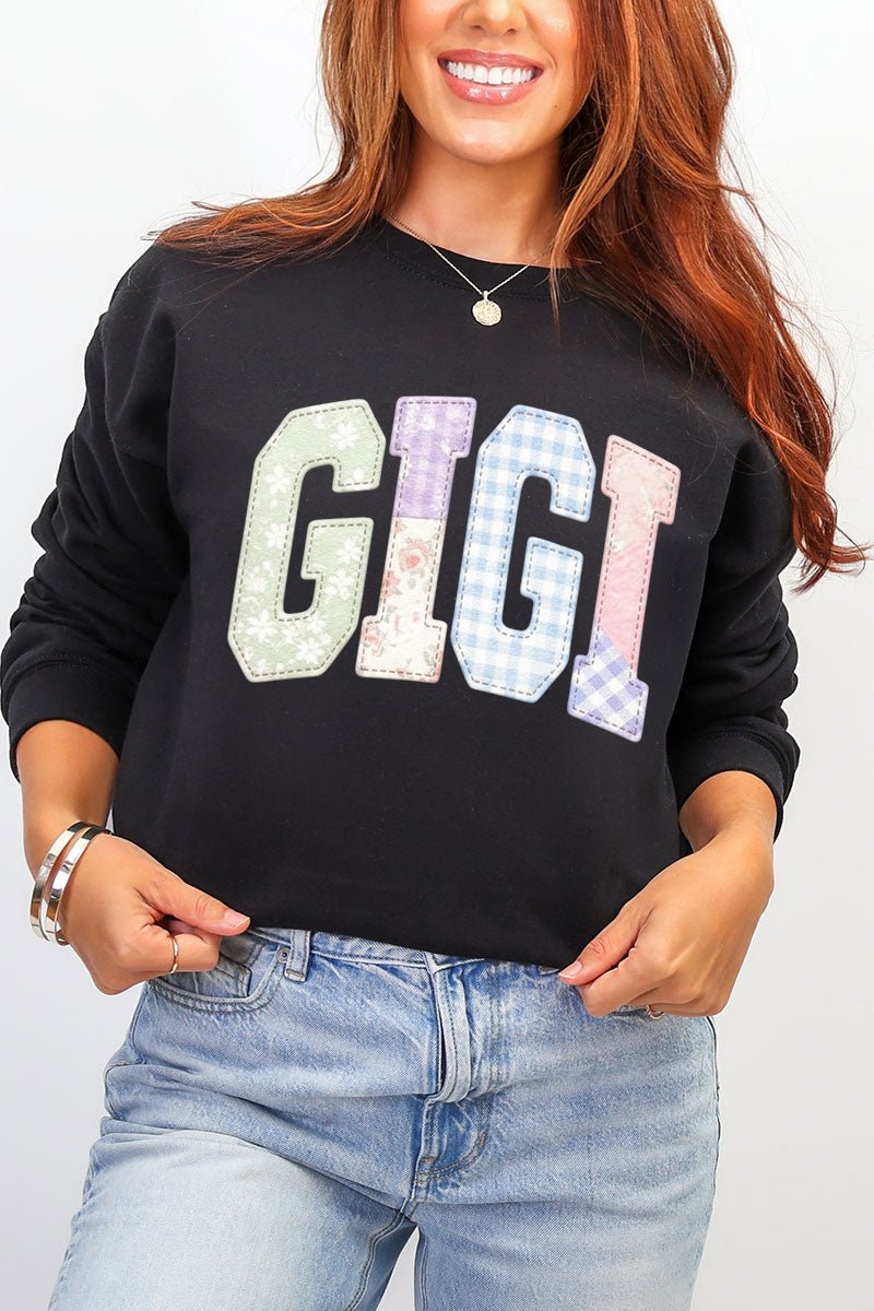Personalized Soft Stitch Mom Name Ecosmart Crewneck Sweatshirt *Choose Your Name - Wholesale Accessory Market
