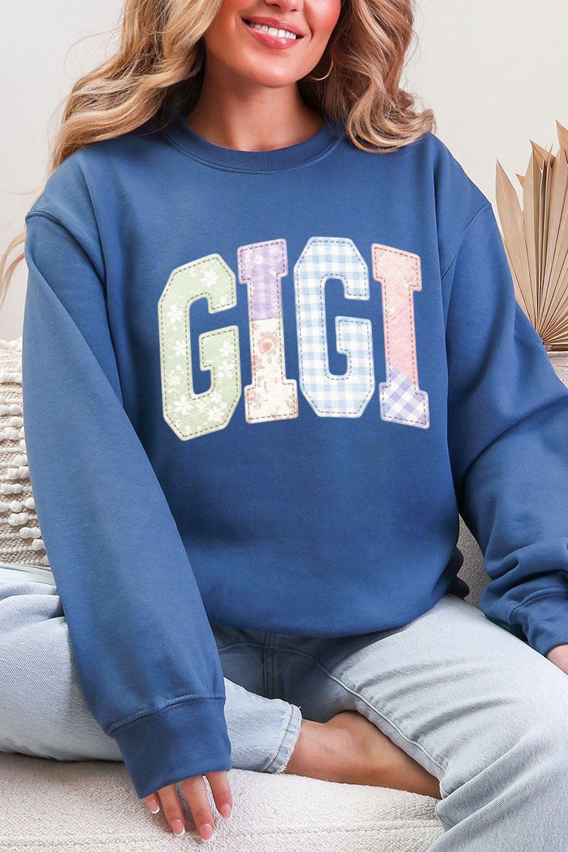 Personalized Soft Stitch Mom Name Ecosmart Crewneck Sweatshirt *Choose Your Name - Wholesale Accessory Market