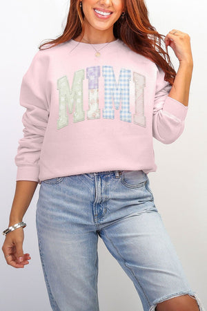 Personalized Soft Stitch Mom Name Ecosmart Crewneck Sweatshirt *Choose Your Name - Wholesale Accessory Market