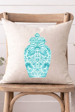 Ginger Jar Decorative Pillow Cover *Choose Your Color - Wholesale Accessory Market