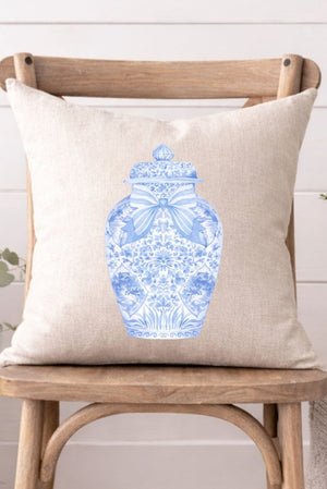 Ginger Jar Decorative Pillow Cover *Choose Your Color - Wholesale Accessory Market
