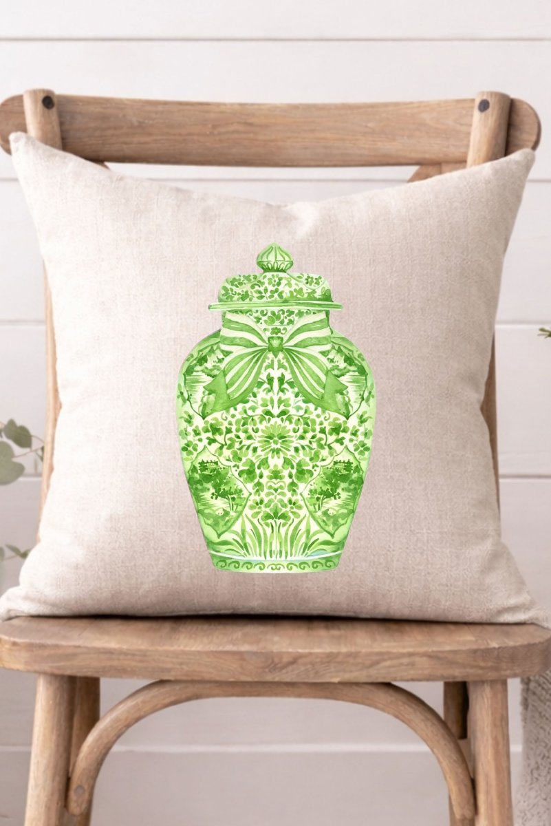 Ginger Jar Decorative Pillow Cover *Choose Your Color - Wholesale Accessory Market