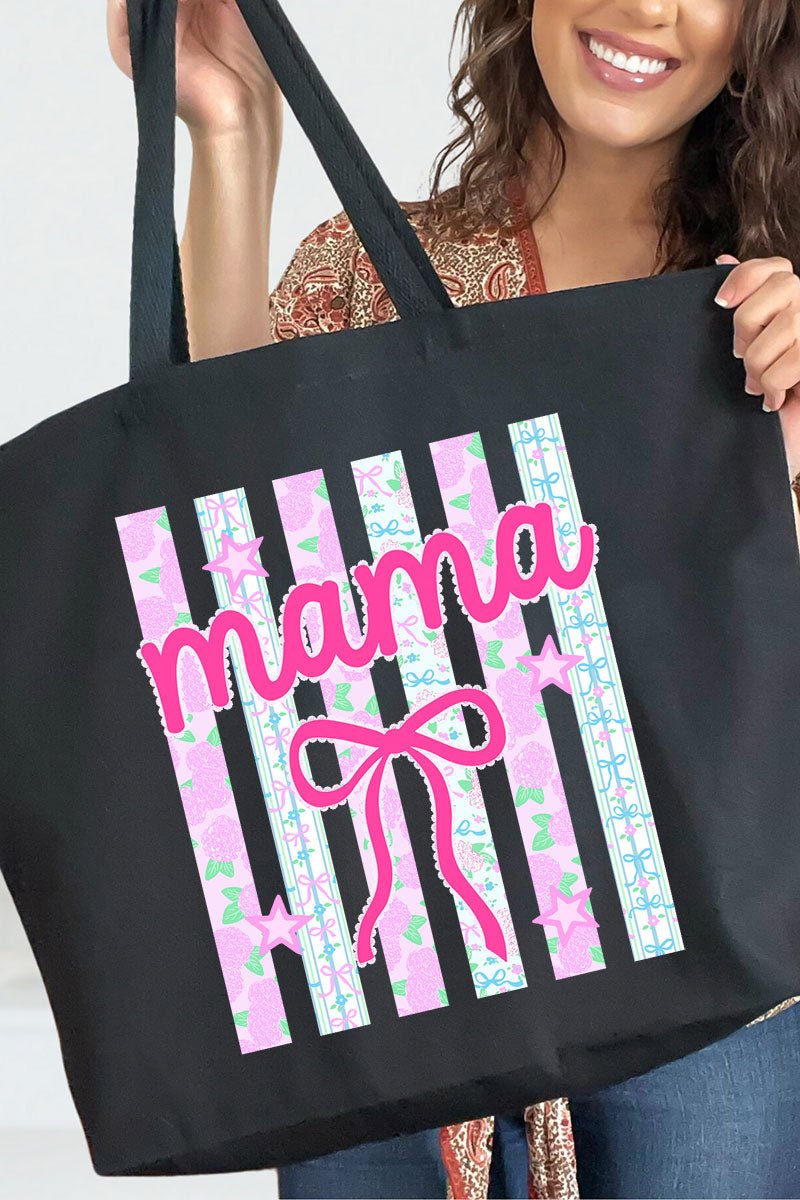 Personalized Bow - tiful Garden Canvas Jumbo Tote *Choose Your Name - Wholesale Accessory Market