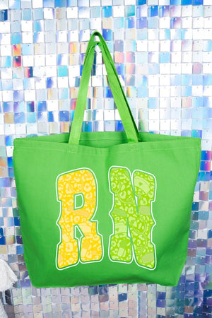 Personalized Neon Care Crew Canvas Jumbo Tote - Wholesale Accessory Market