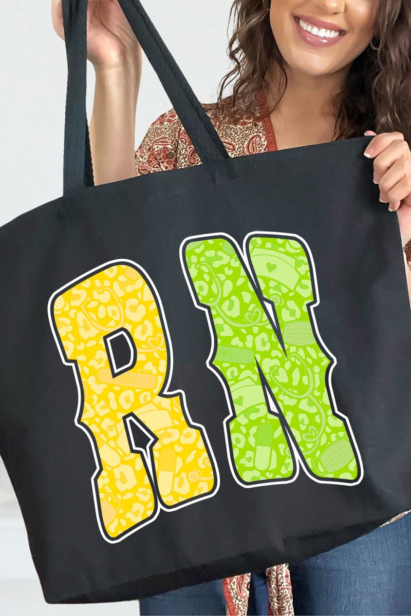 Personalized Neon Care Crew Canvas Jumbo Tote - Wholesale Accessory Market