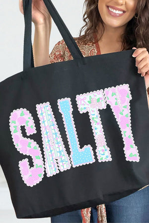 Seaside Lace Series Canvas Jumbo Tote - Wholesale Accessory Market